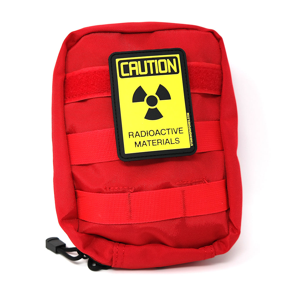 Caution Radioactive Materials PVC Morale Patch