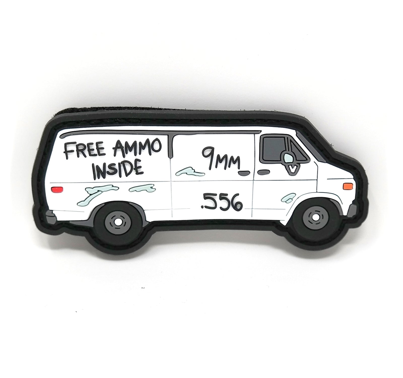 Tactical Van Stinking Ammo Patch Loop Free PVC Funny – Hook Patch Rubber and