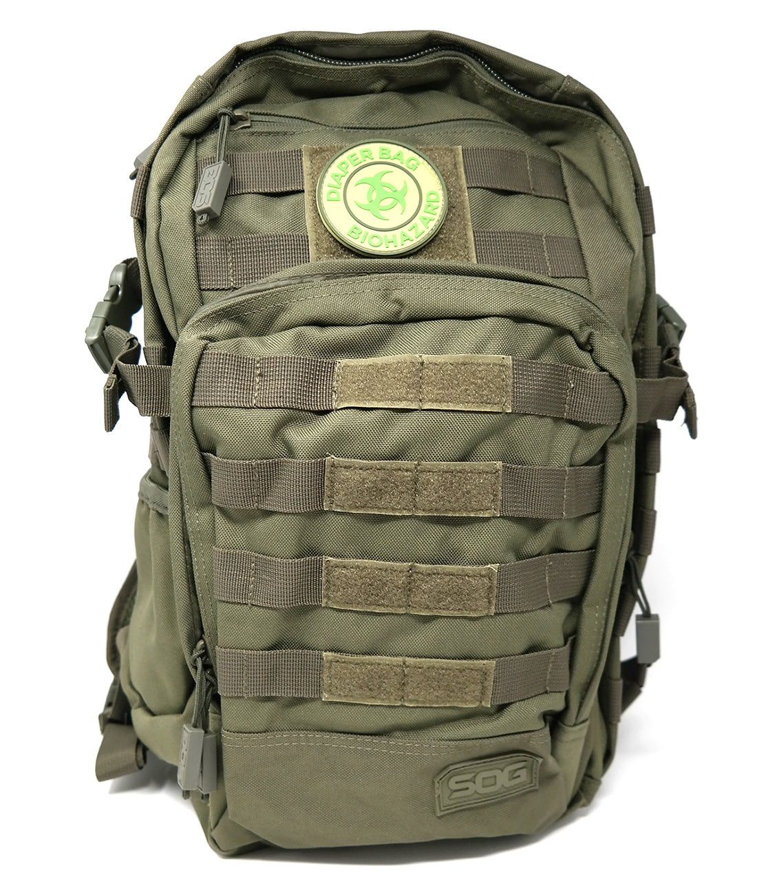 Tactical Diaper Bag Biohazard PVC Tactical Hook and Loop Patch Funny Stinking Patch Co